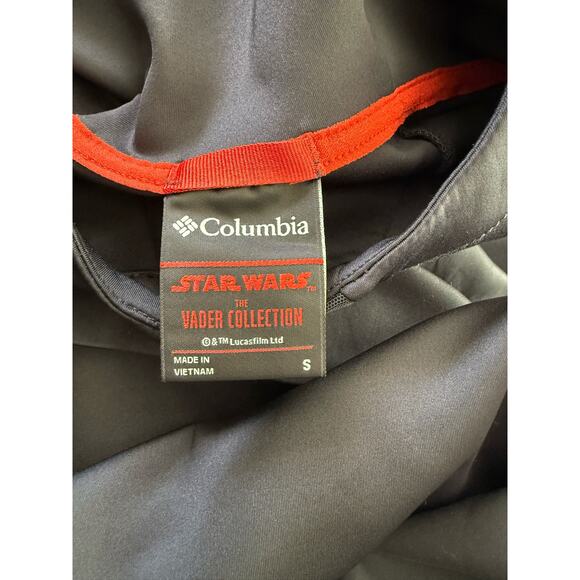 NEW Star Wars x Columbia Darth Vader Pullover Hoodie Adult Small Lightsaber - Picture 6 of 10
